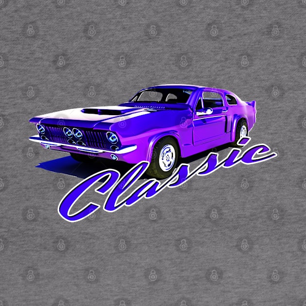 Purple Classic Car by TheBlueNinja